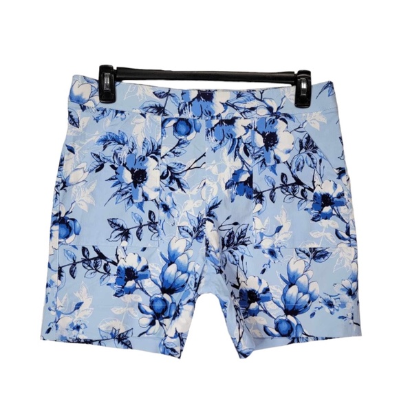 Counterpart Shorts Size 12 Women Flat Front Floral - Picture 4 of 8